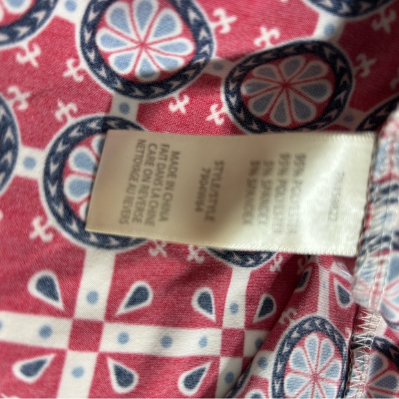 Max Studio Red and‎ Blue Patterned Dress - Picture 12 of 12